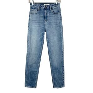 Hidden Jeans High Rise Straight Jeans Blue Denim Women's 25 x 29.5